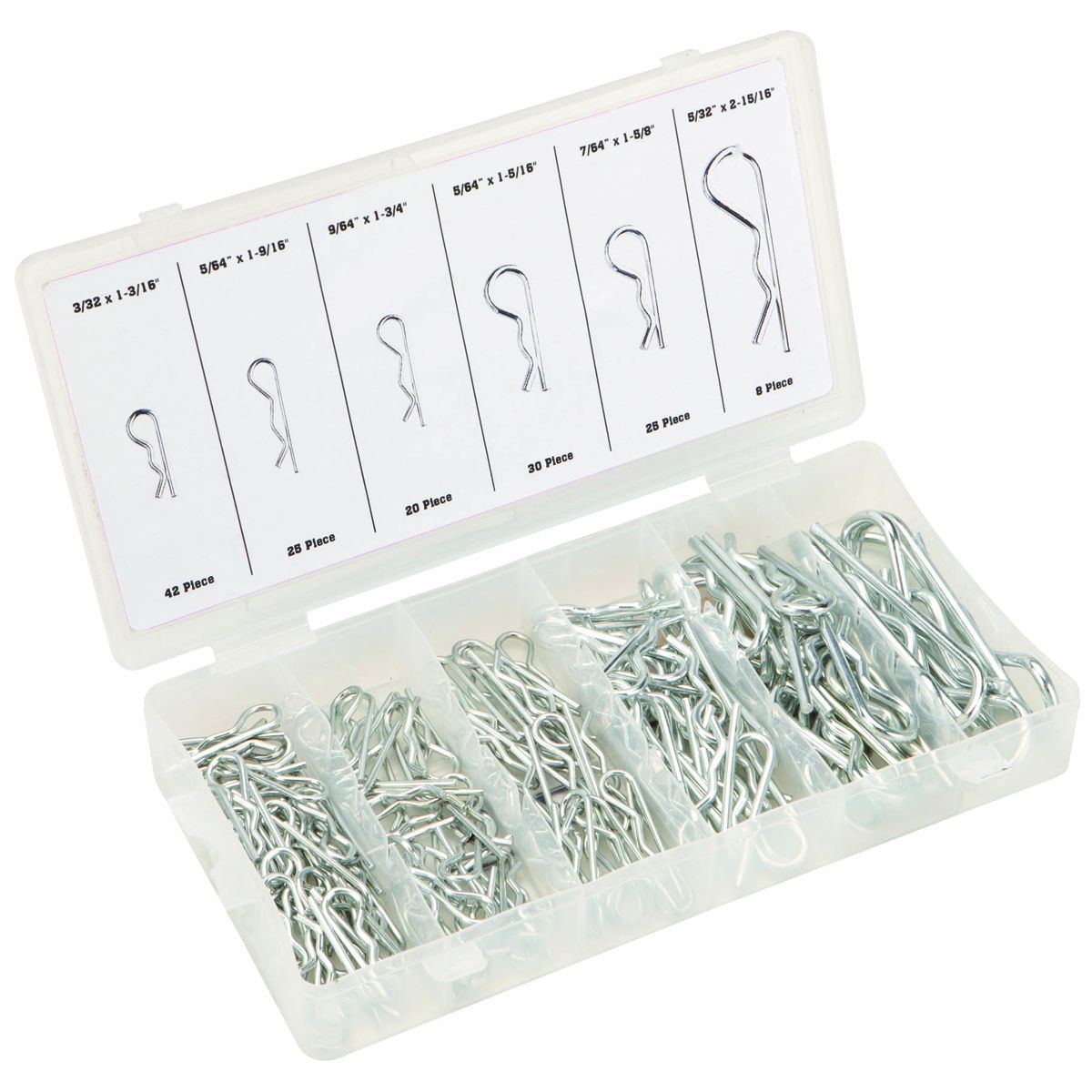 Hitch Clip Assortment, 150-Piece G15308