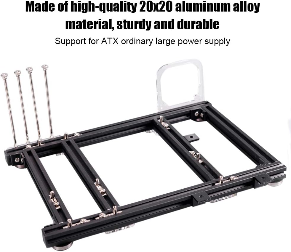 M-ATX MATX ITX Aluminum Open Air Computer Case W2348