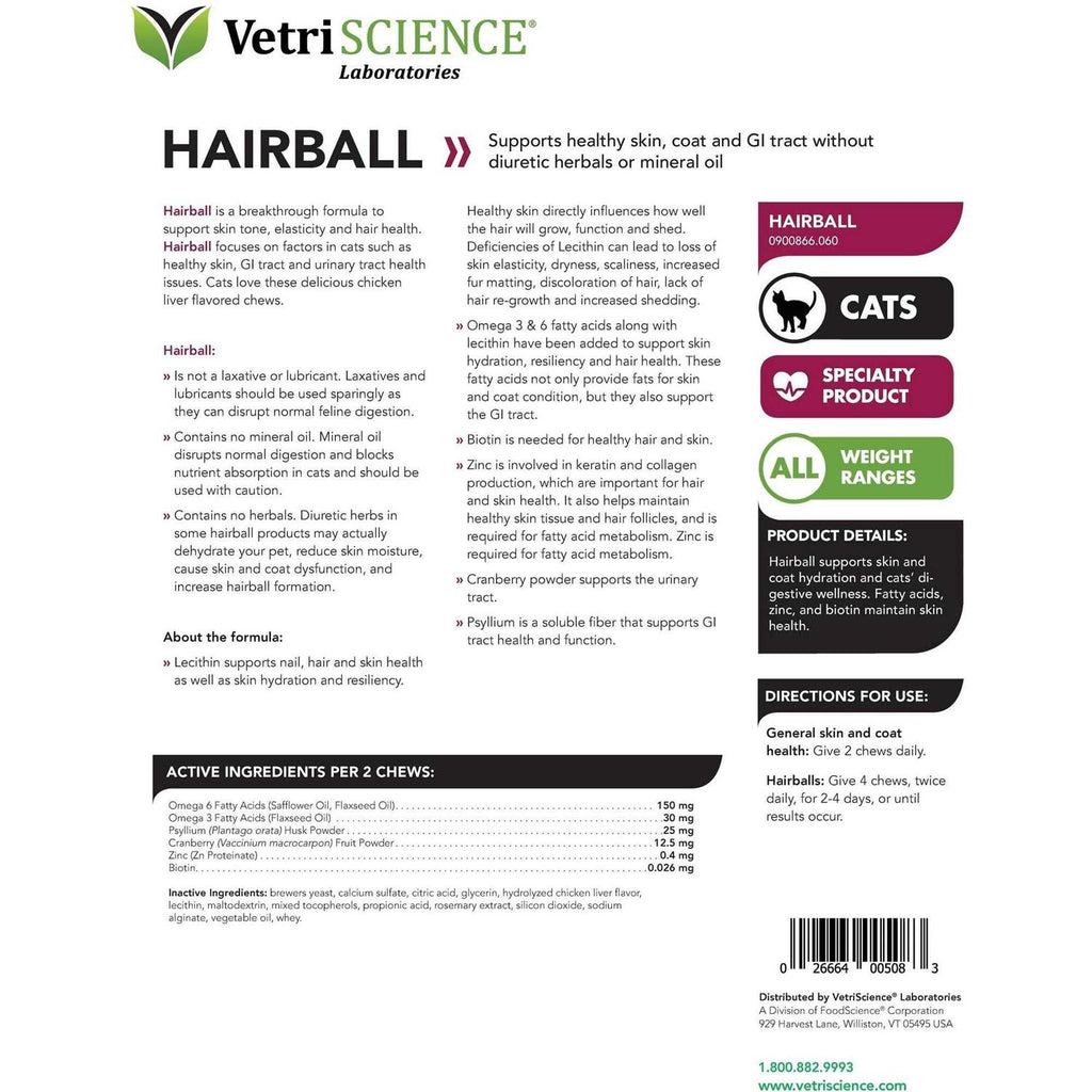 Hairball Chews A593