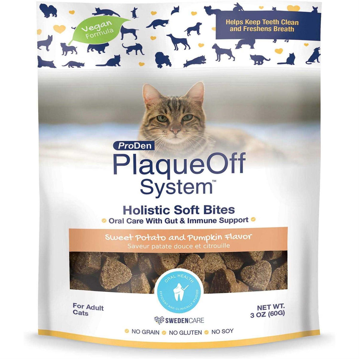 Cat Plaqueoff Bites 3oz T633