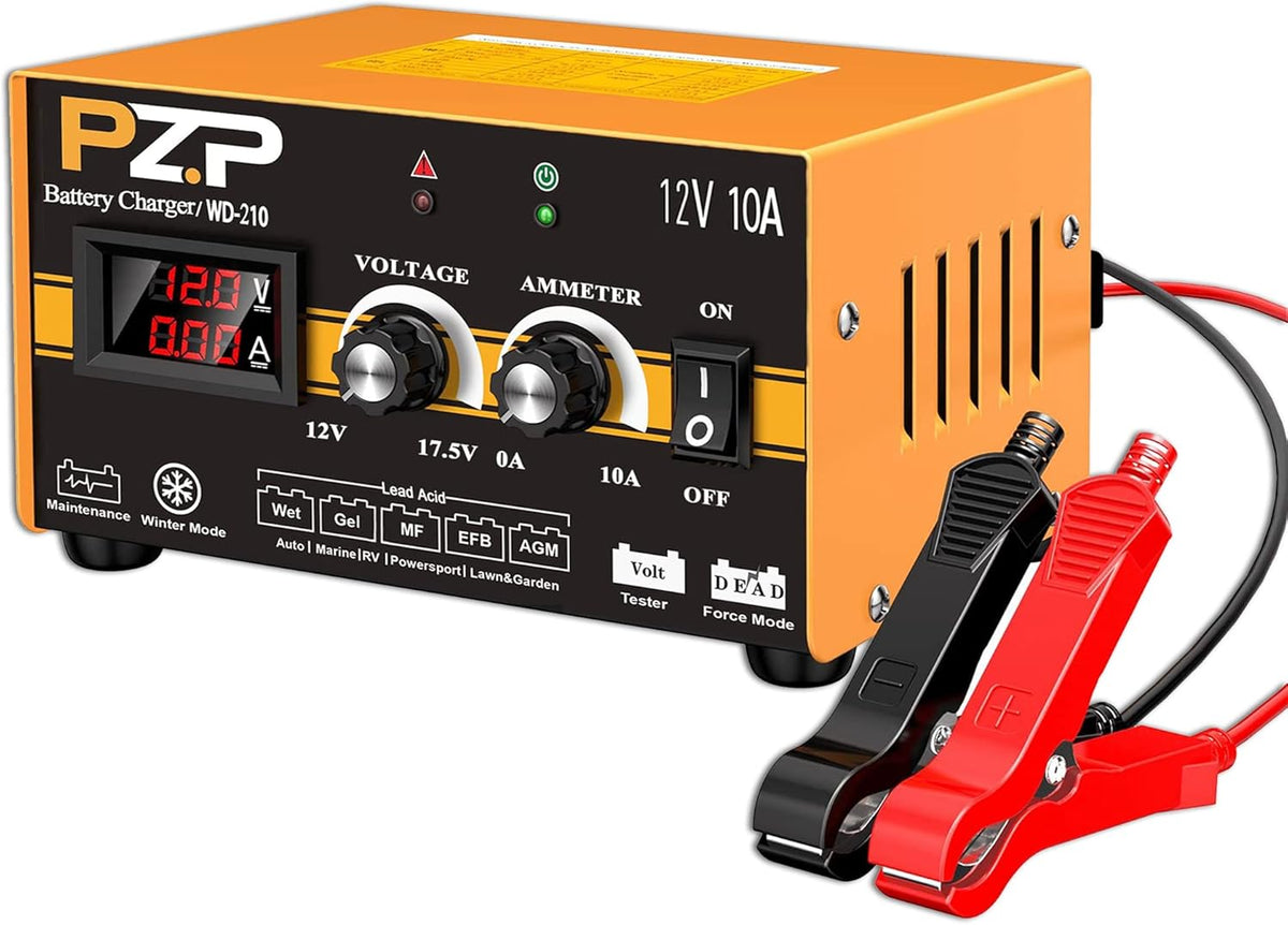 0-10 Amp 12v Automotive Battery Charger M9787