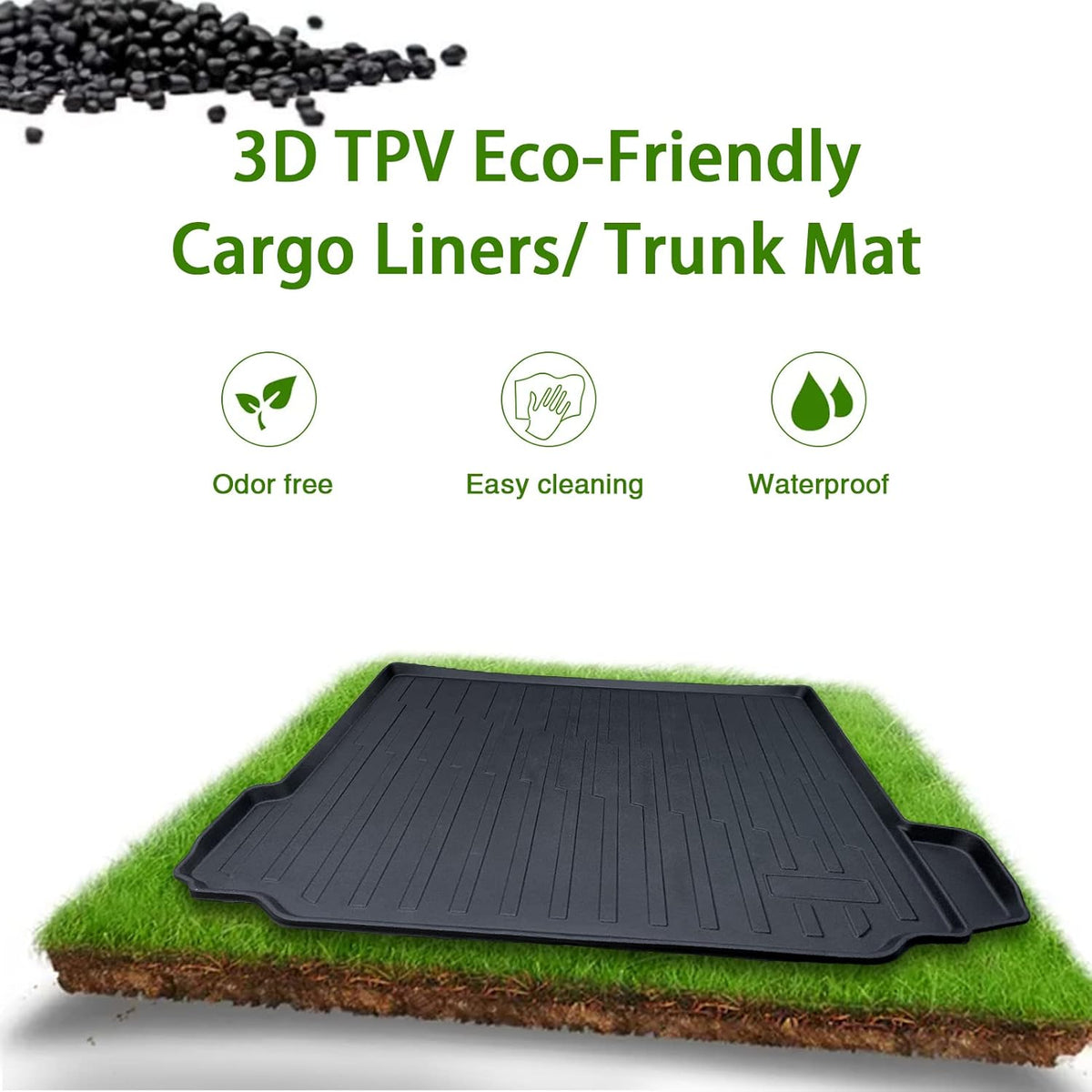 Black TPV Cargo Liner Truck Mat V630424