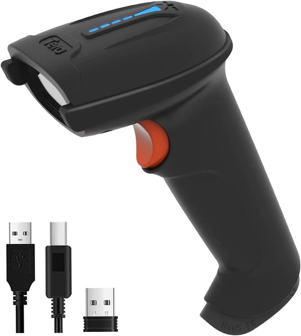 Wireless and Wired 2D QR Handheld Barcode Scanner A39151