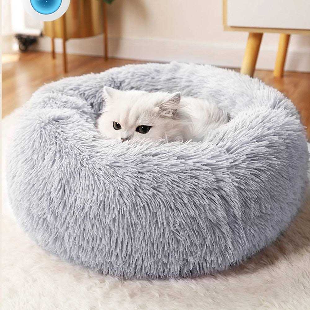 Grey Calming Cat Bed M554