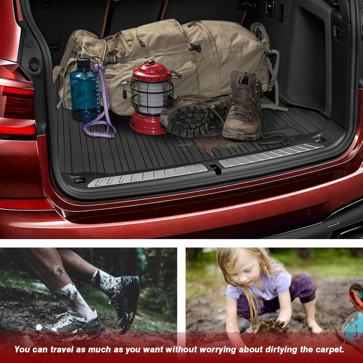 Black TPV Cargo Liner Truck Mat V630424