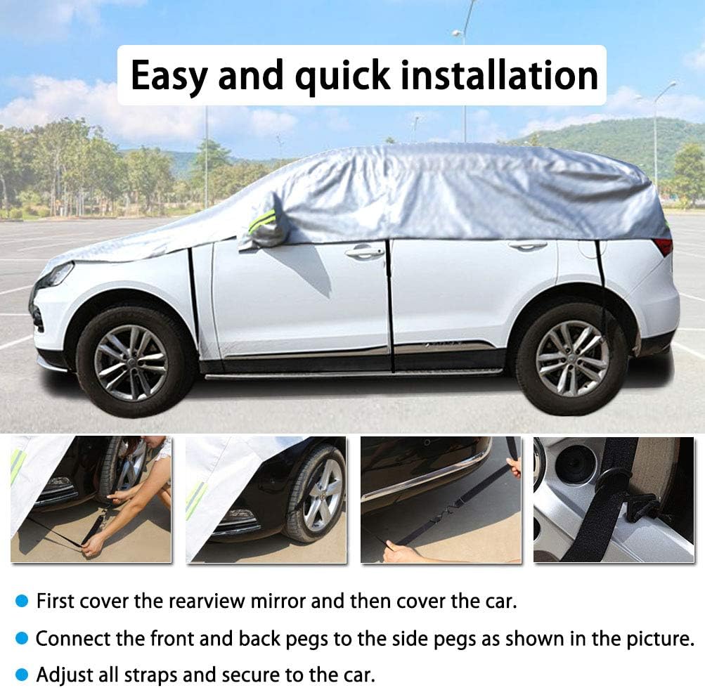 Half Car Cover 210D Oxford Fabric K89020