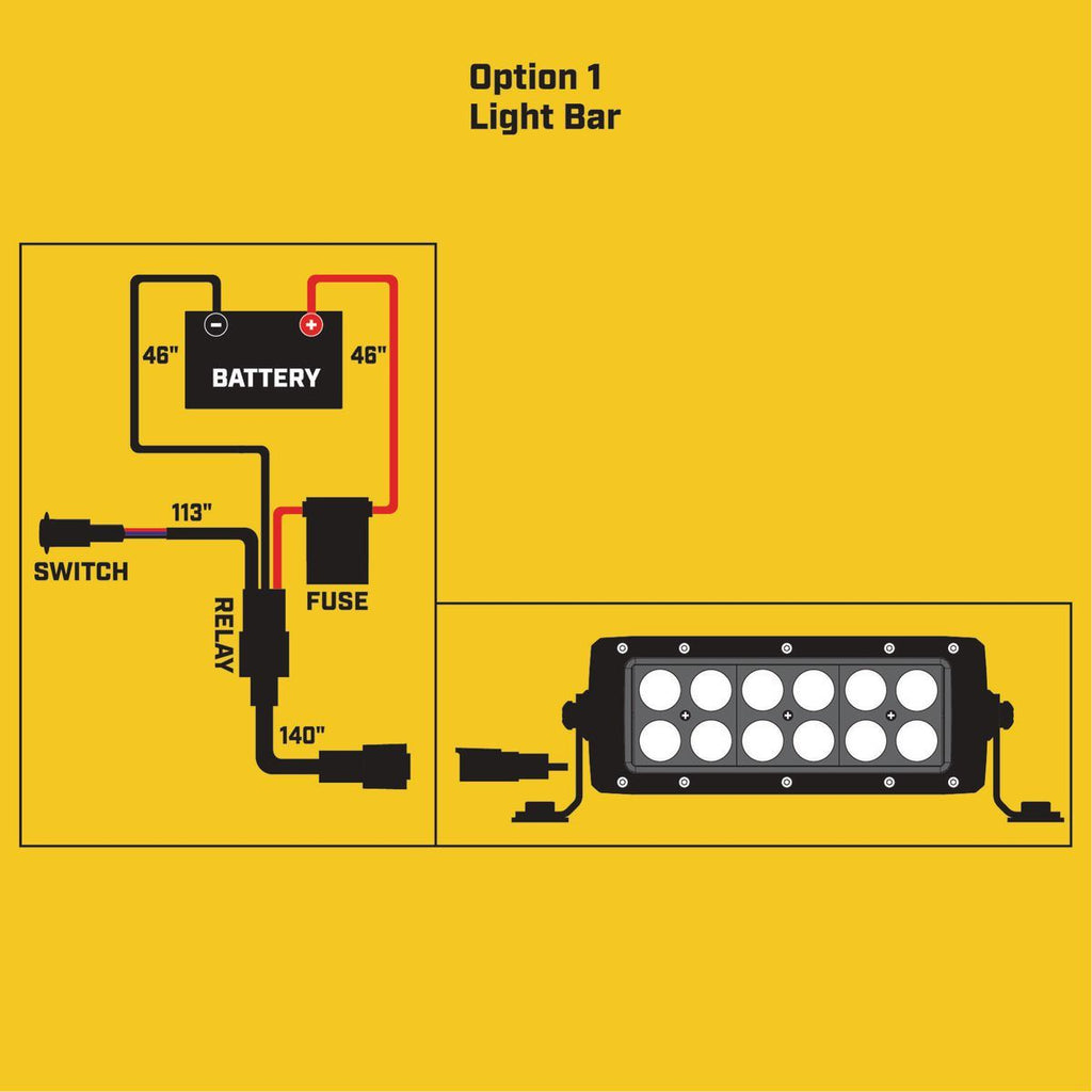 Off-Road Light Wiring Kit E62031