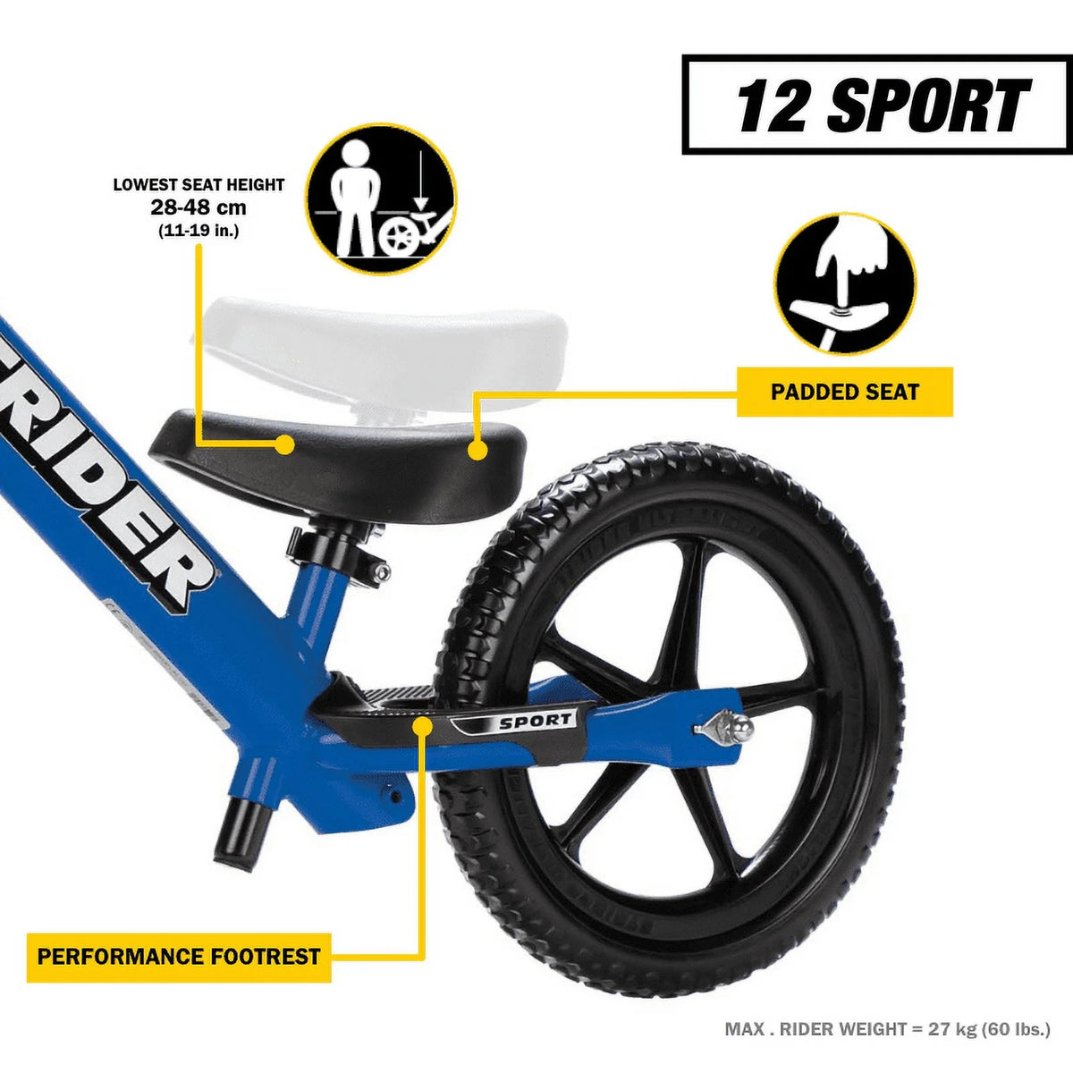 Blue Balance Bike W977418