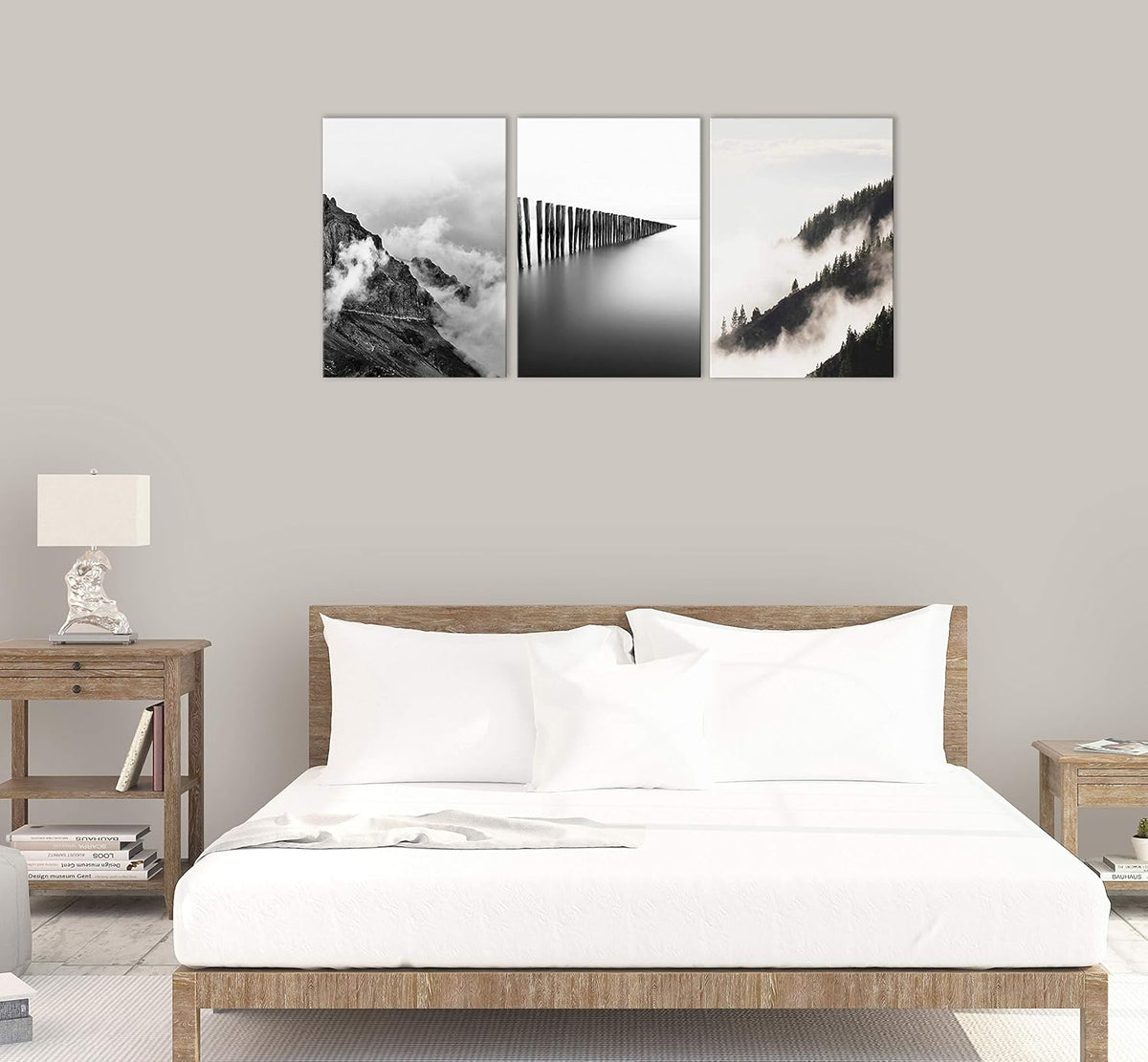 Black and White Canvas Wall Art T851490