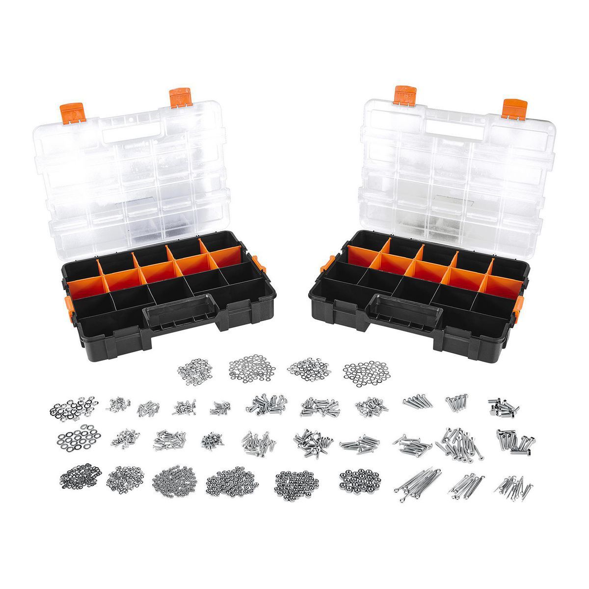 1001-Piece Nut and Bolt Assortment Case R581923