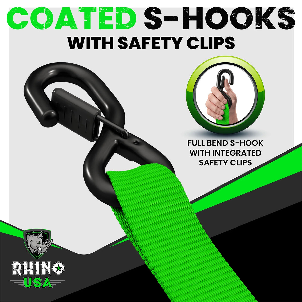 Heavy Duty Ratchet Tie-Down Set 2-Pack Z195