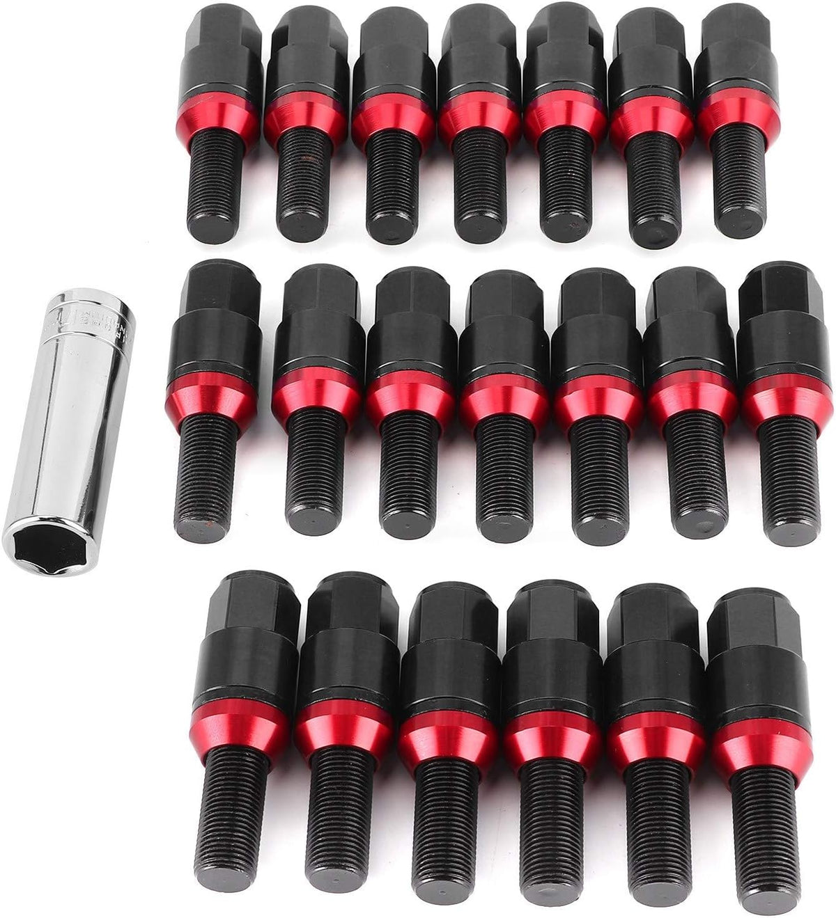 20Pcs M14x1.25 Conical Acorn Seat Wheel Lug Bolts L473