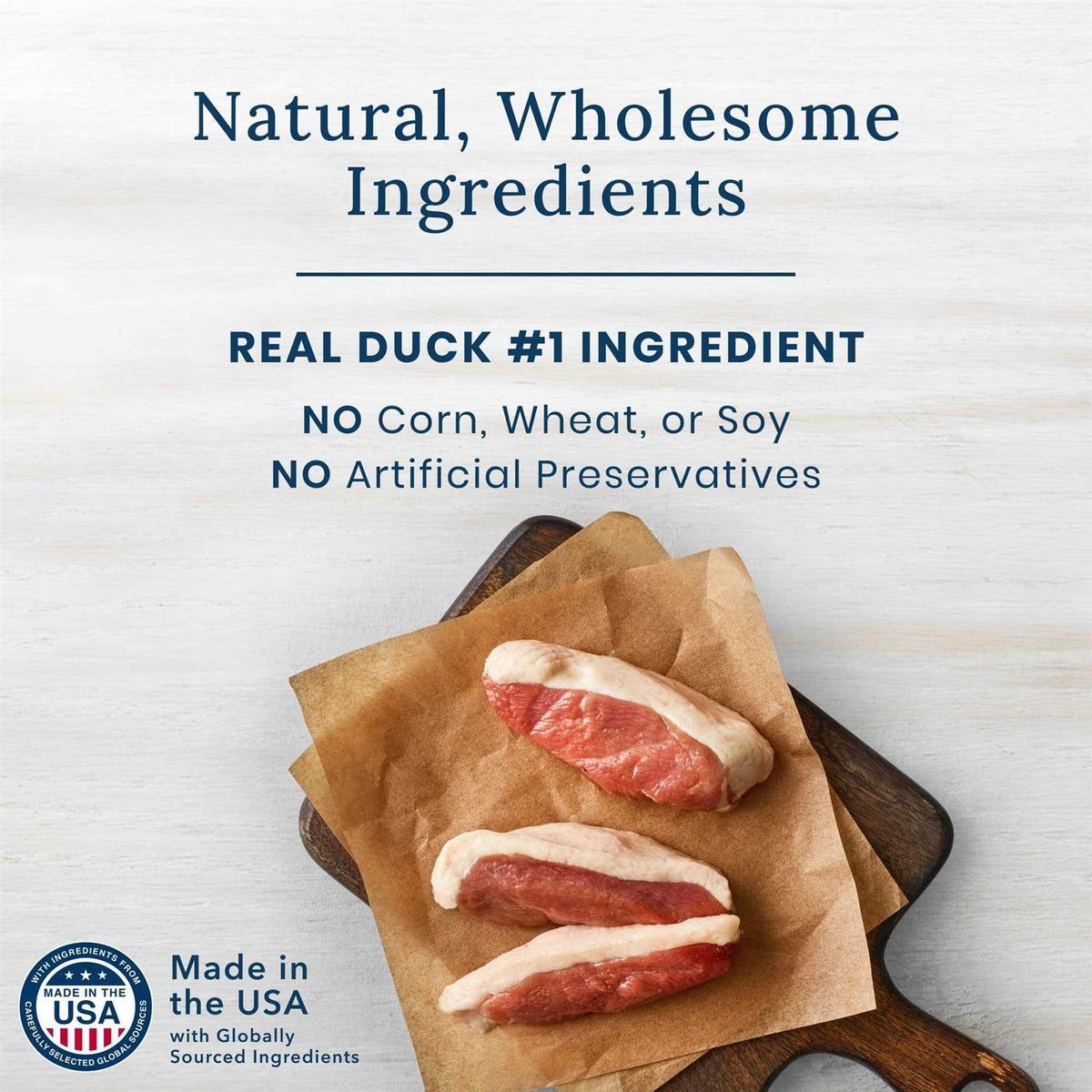Natural Chewy Duck Cat Treats W796514