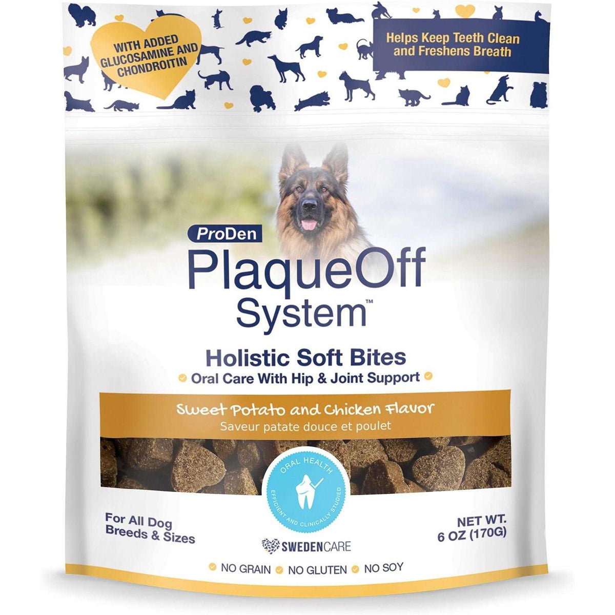 Dog Plaqueoff Bites 6oz P55791