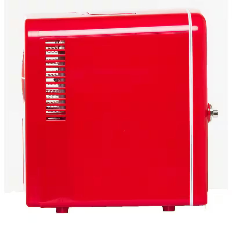 6-Can Retro Mini Fridge in Red I601319