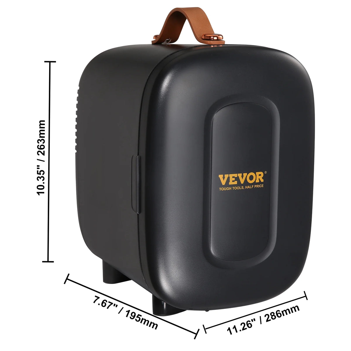 4L 6 Cans Portable Cooler Warmer Mini Fridge J344214