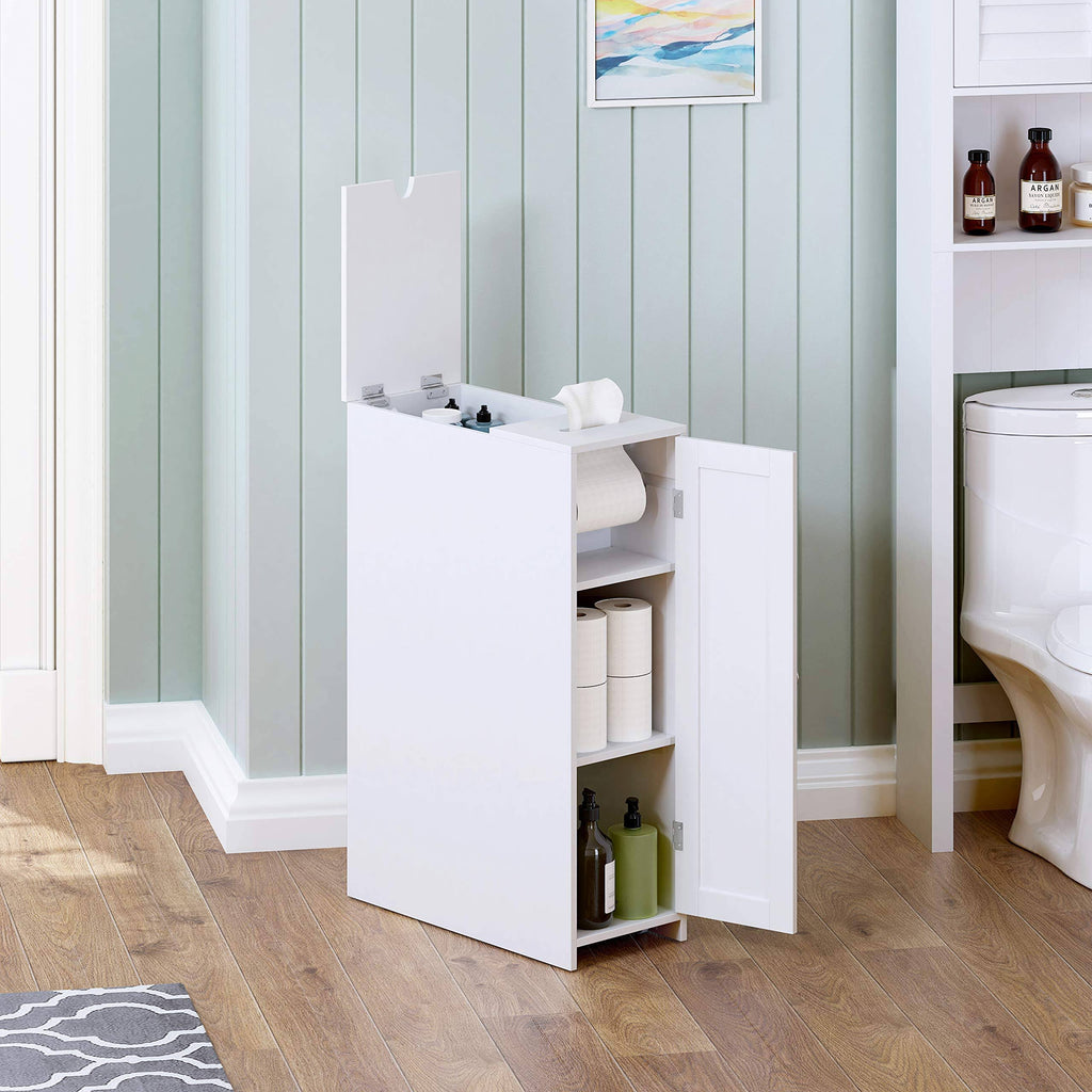 Toilet Paper Storage Cabinet with Rolling Holder B3411