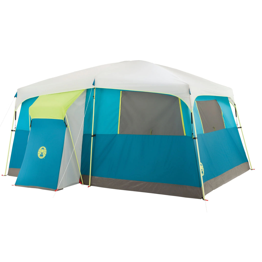 8-Person Light Blue Cabin Camping Tent A8602