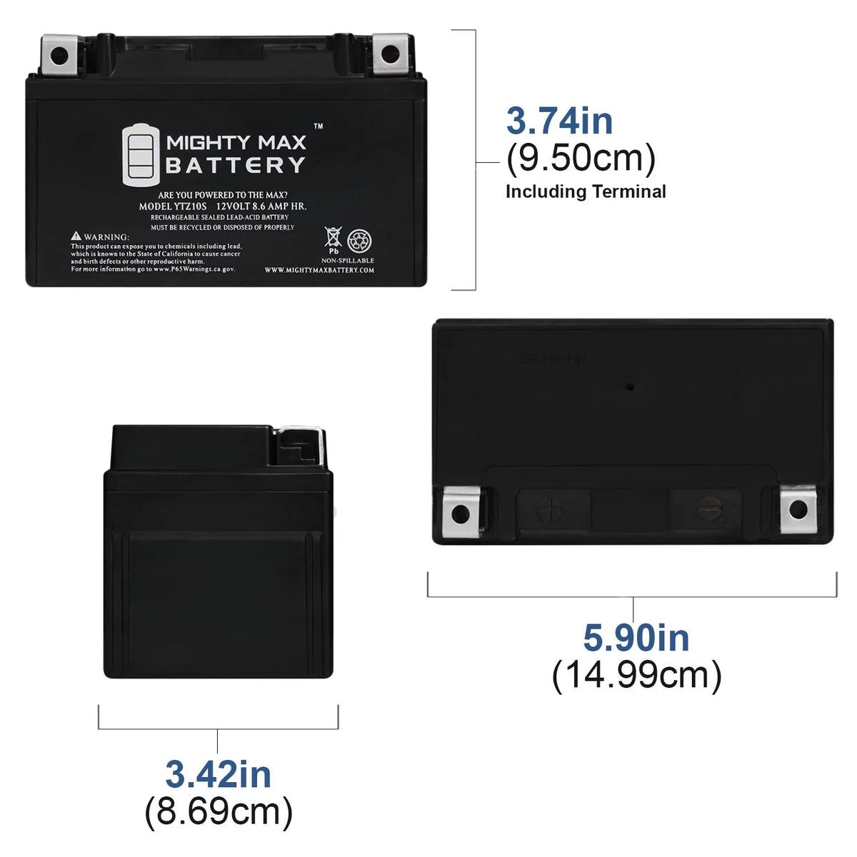 12V 8.6AH Replacement Battery W1385