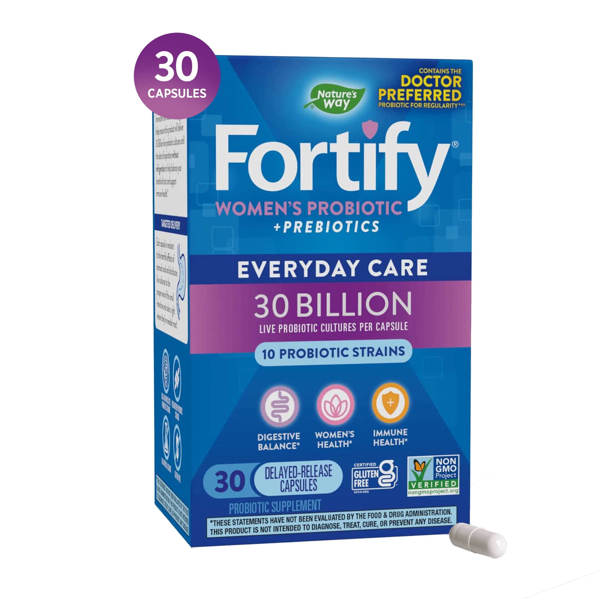 Women's Probiotic Capsules 30 Billion 30 Count G77378