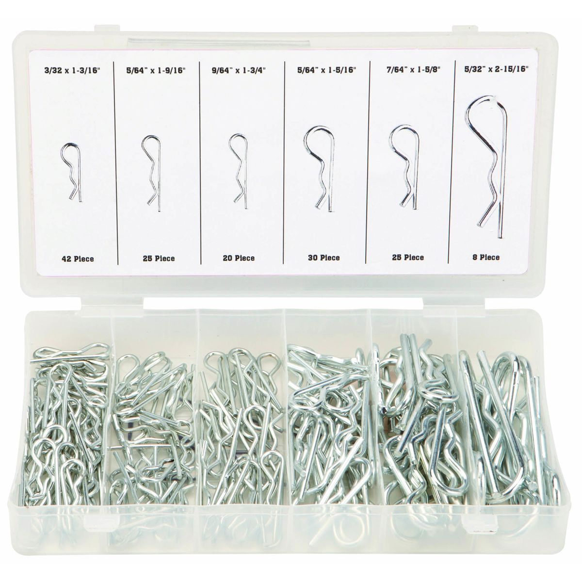 Hitch Clip Assortment, 150-Piece G15308