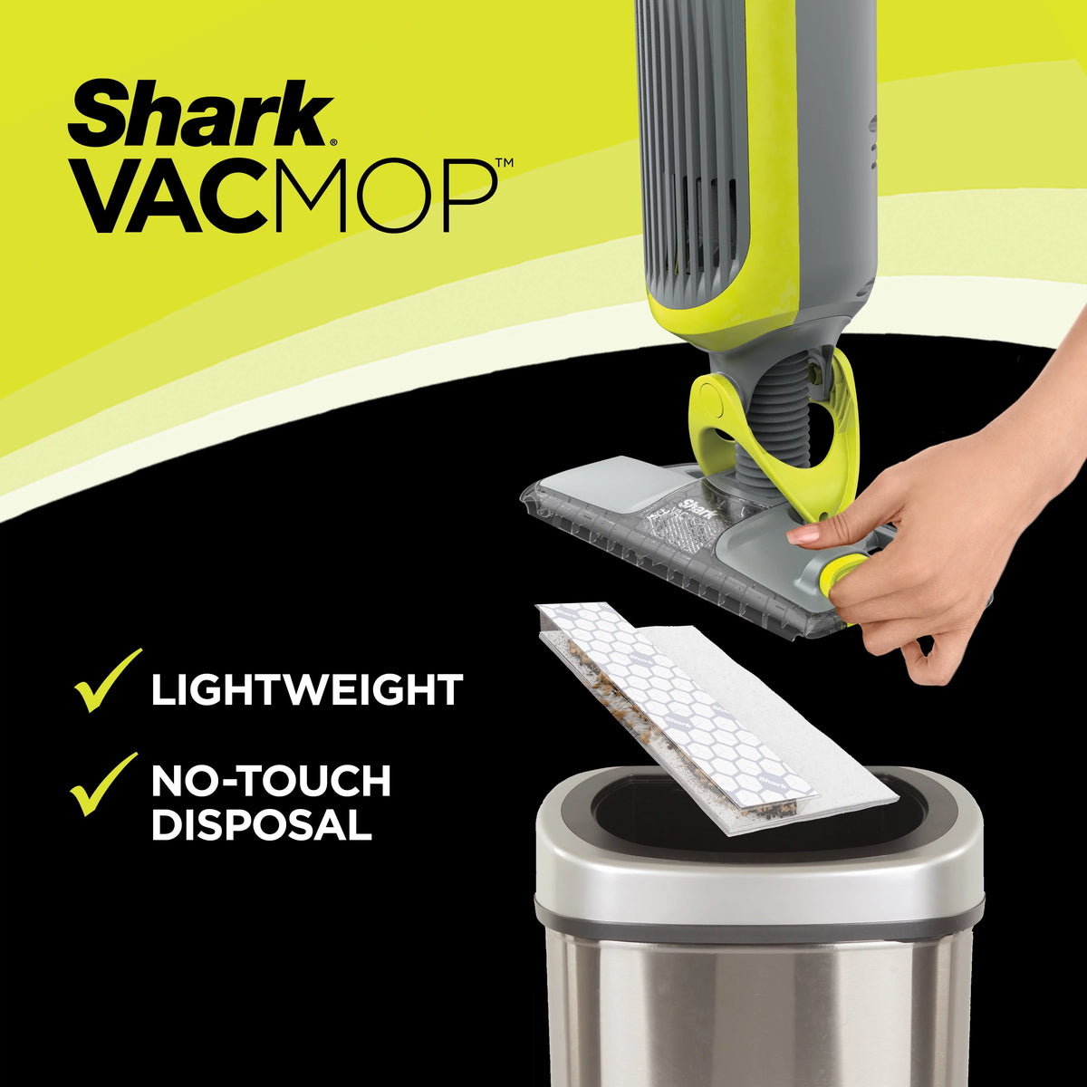 Cordless Hard Floor Vacuum Mop with Disposable Pad B863