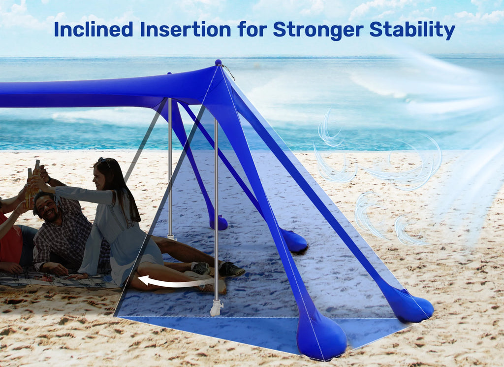 10x10ft Beach Canopy Sun Shelter J2736