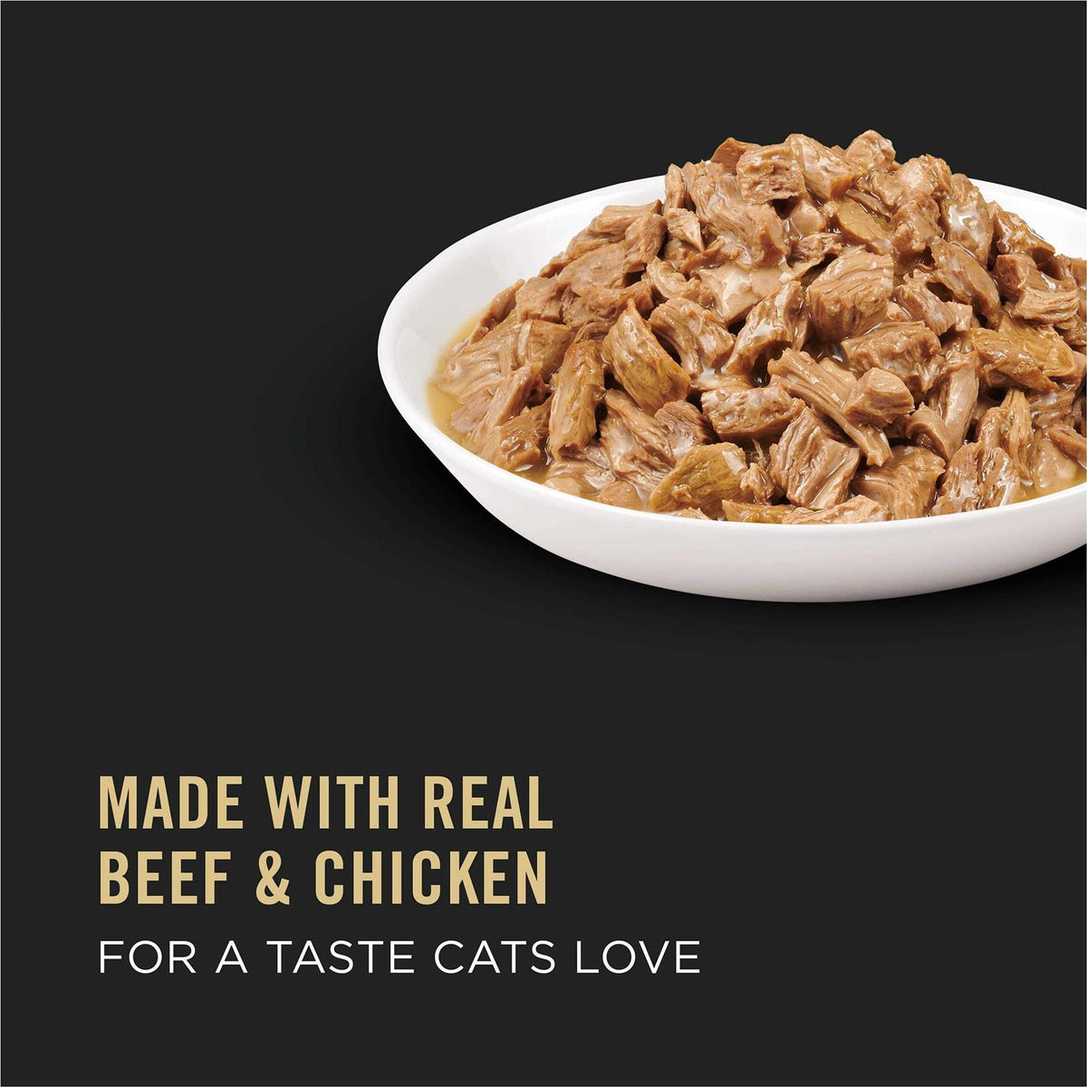 Beef & Chicken Entree in Gravy Cat Food F56514