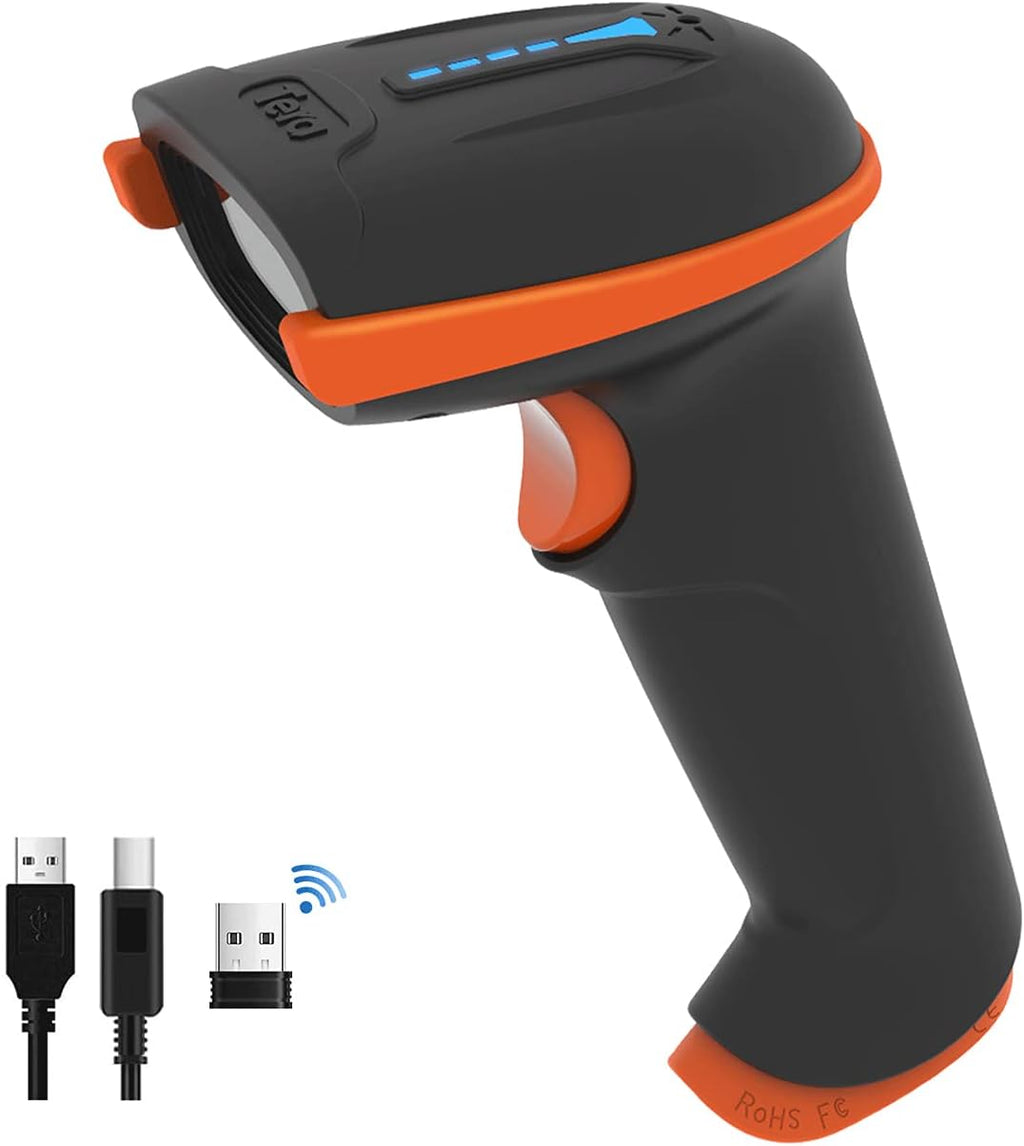Wireless and Wired 2D QR Handheld Barcode Scanner A39151