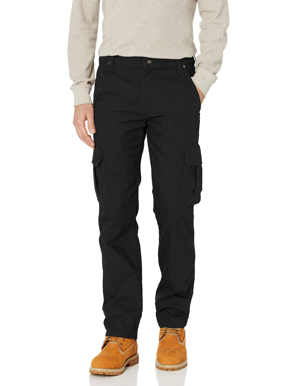 Stonewashed Black Cargo Pants I92007
