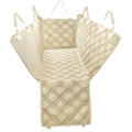 Beige Dog Seat Covers D21917