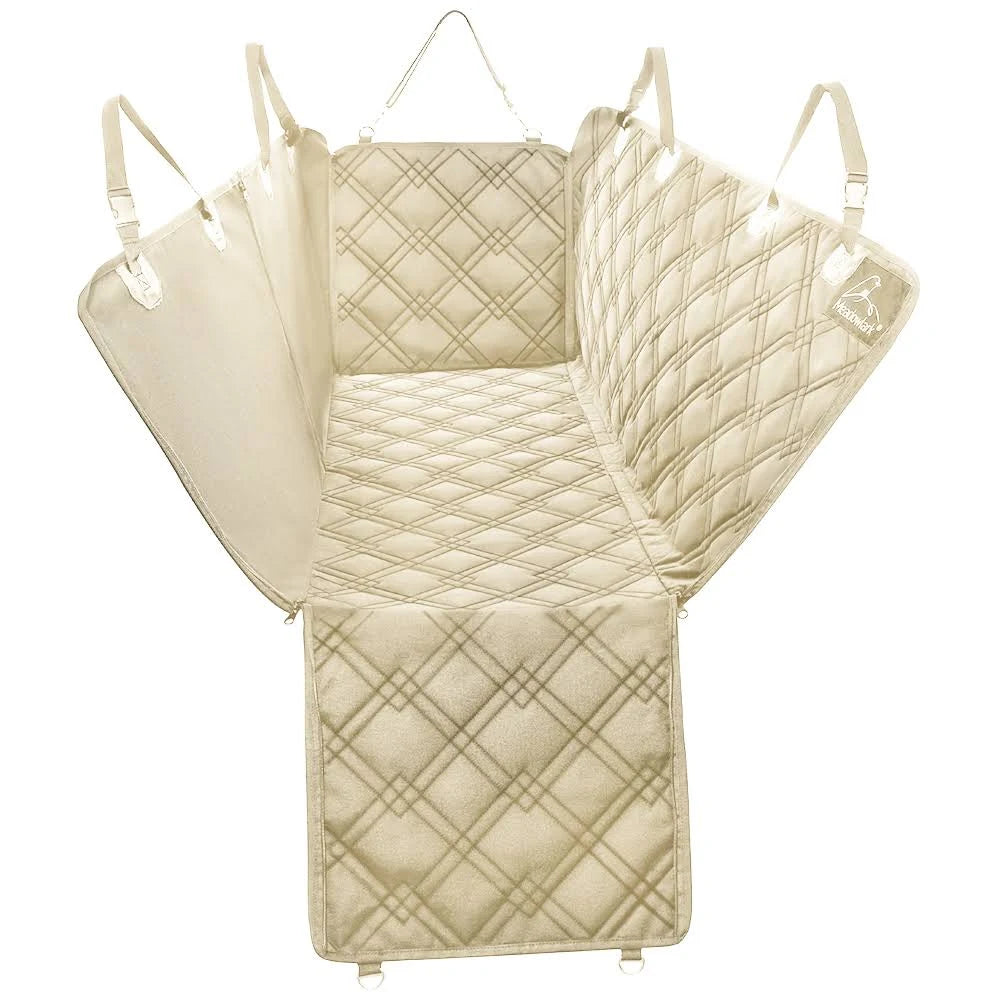 Beige Dog Seat Covers D21917