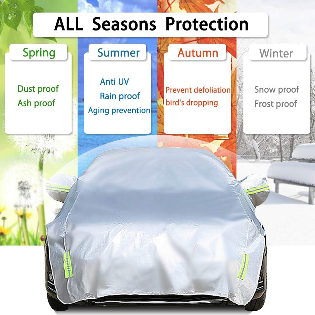 Half Car Cover 210D Oxford Fabric K89020