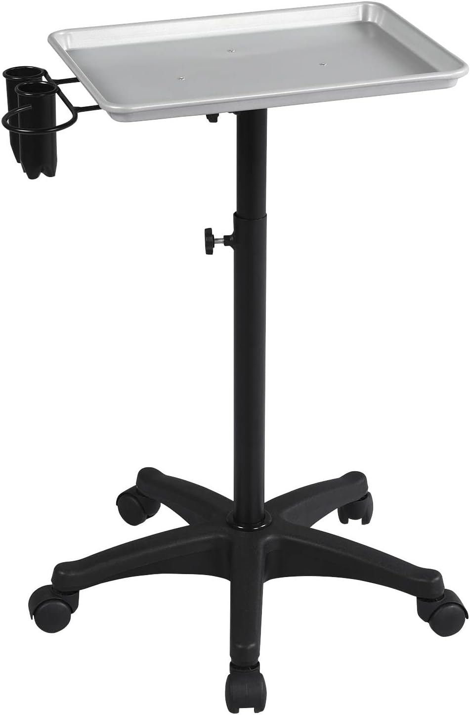 Black Rolling Salon Tray Cart H591