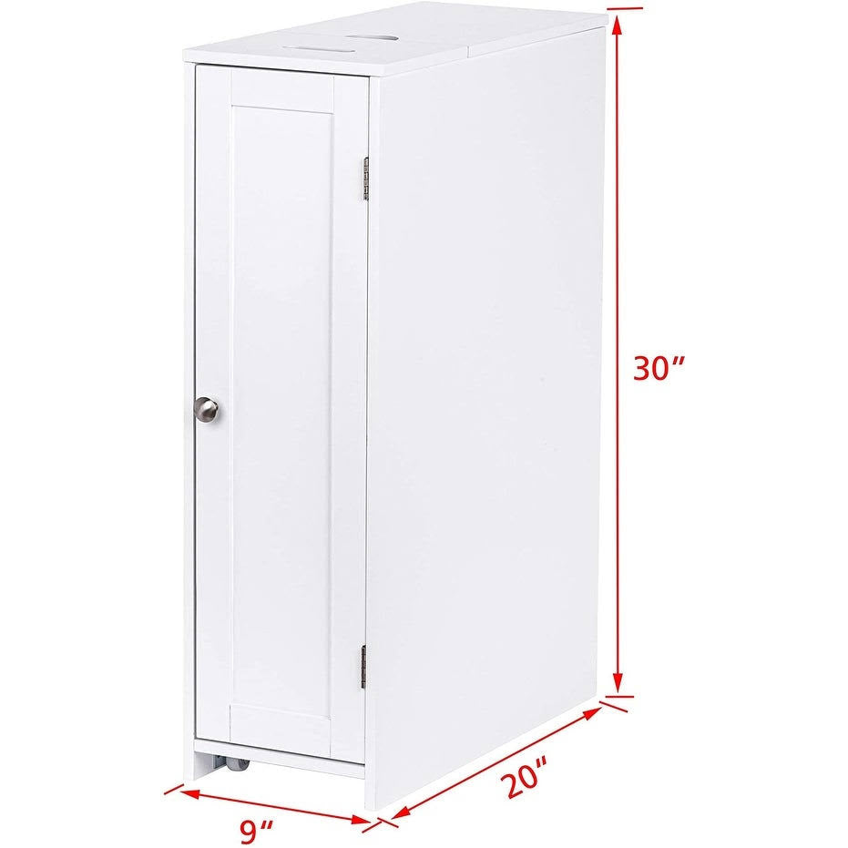 Toilet Paper Storage Cabinet with Rolling Holder B3411