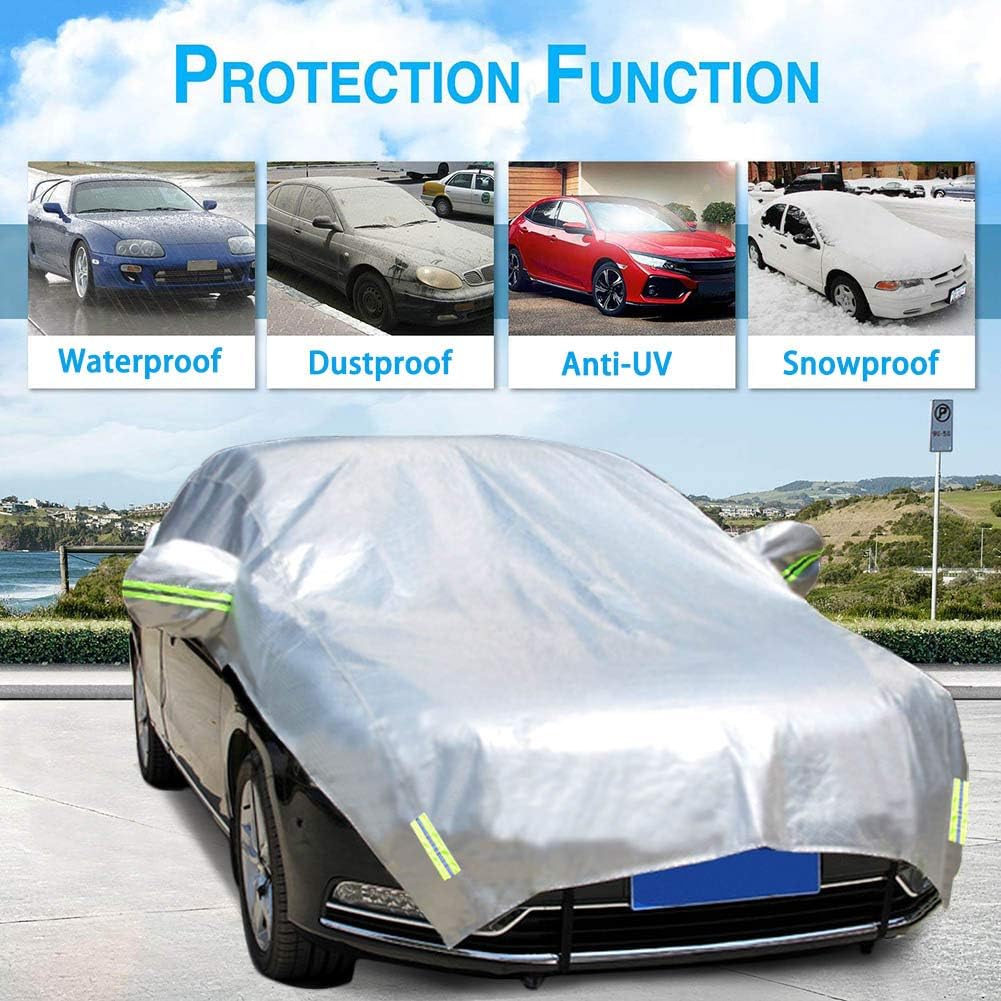 Half Car Cover 210D Oxford Fabric K89020