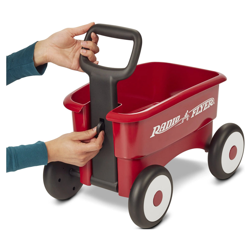 Red 2-in-1 Push Walker I192624
