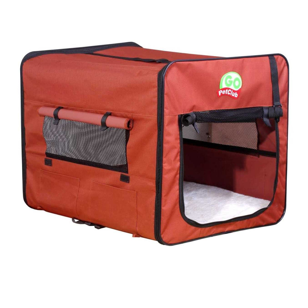 Brown Soft Dog Crate F4144