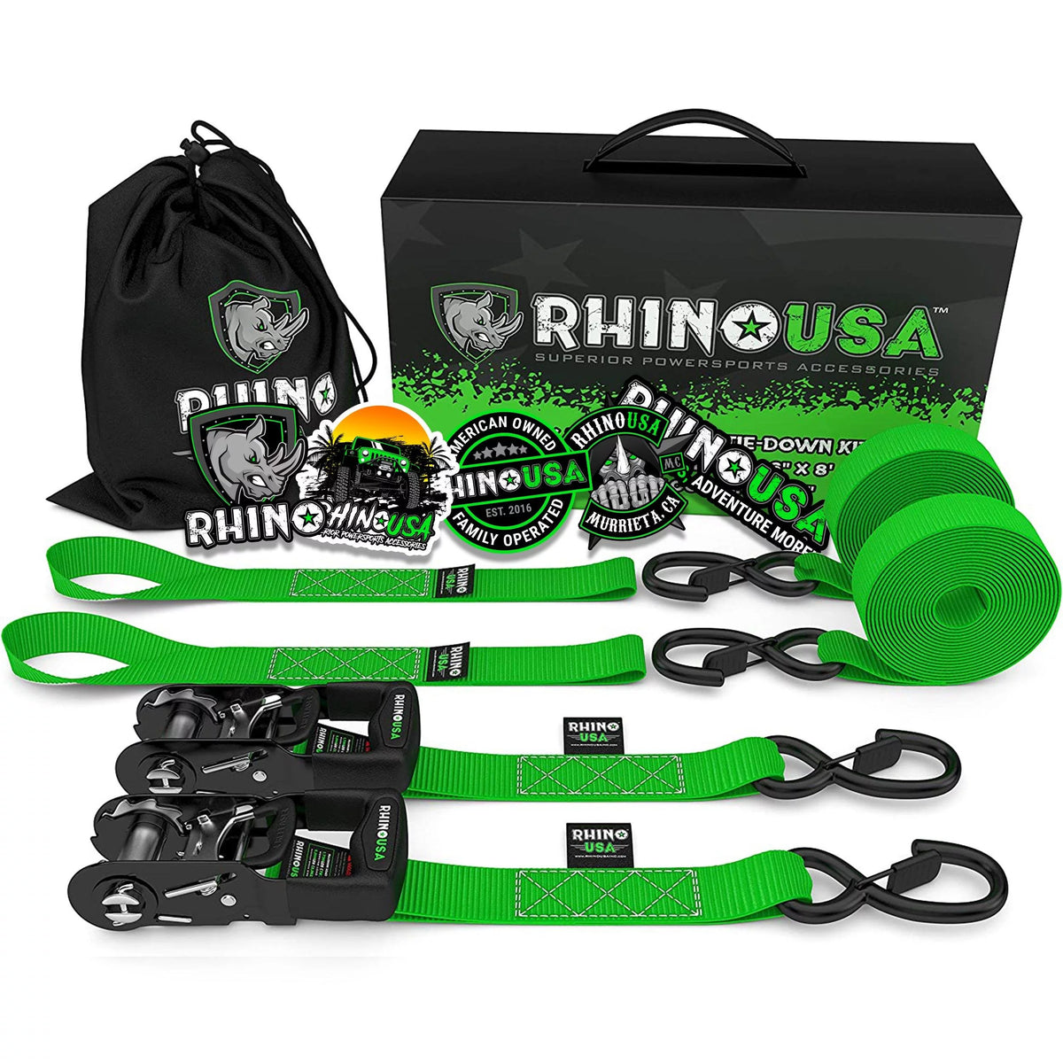 Heavy Duty Ratchet Tie-Down Set 2-Pack Z195