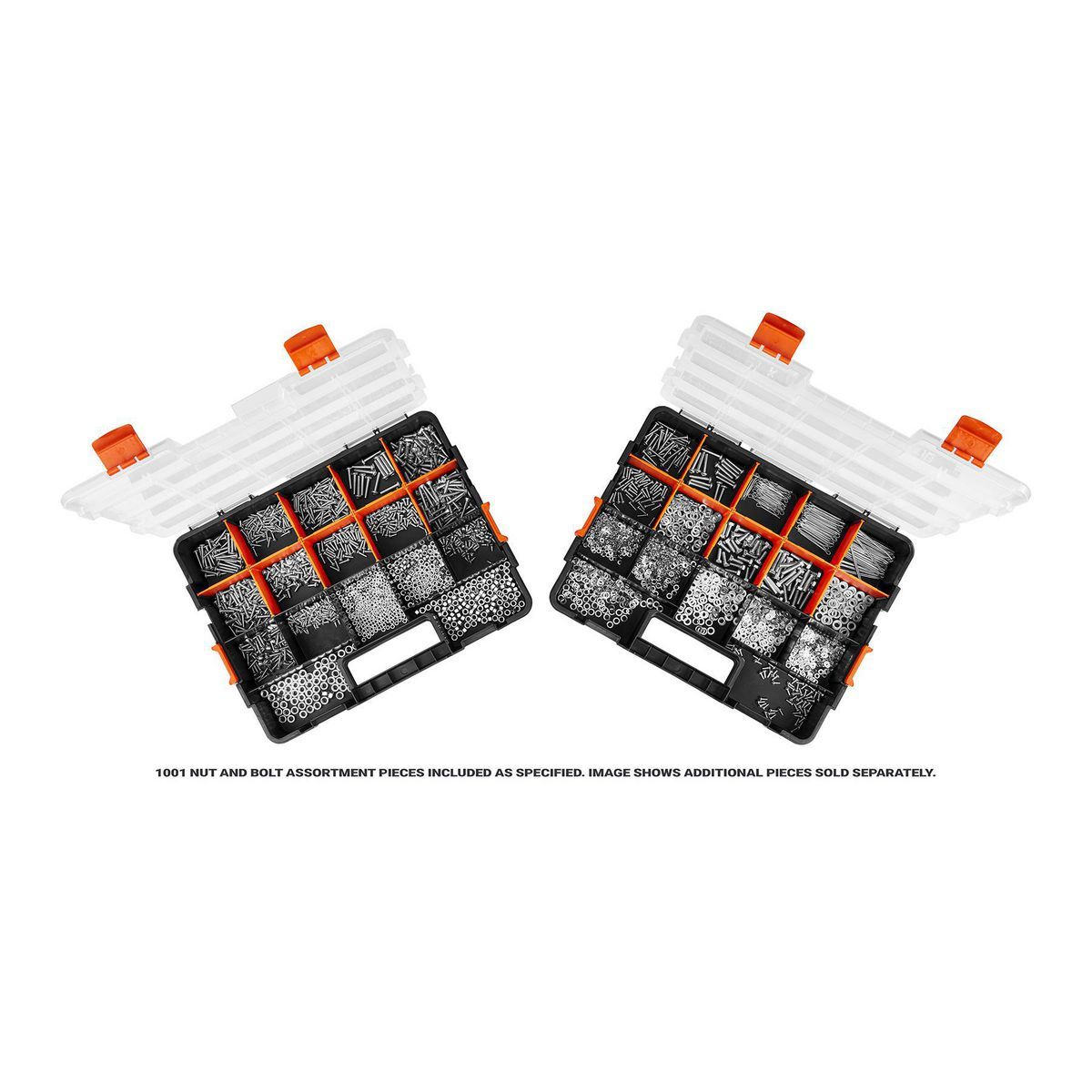 1001-Piece Nut and Bolt Assortment Case R581923