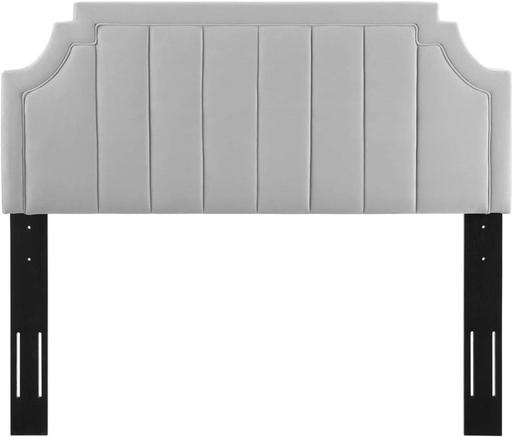 Light Gray Performance Velvet Headboard H99728