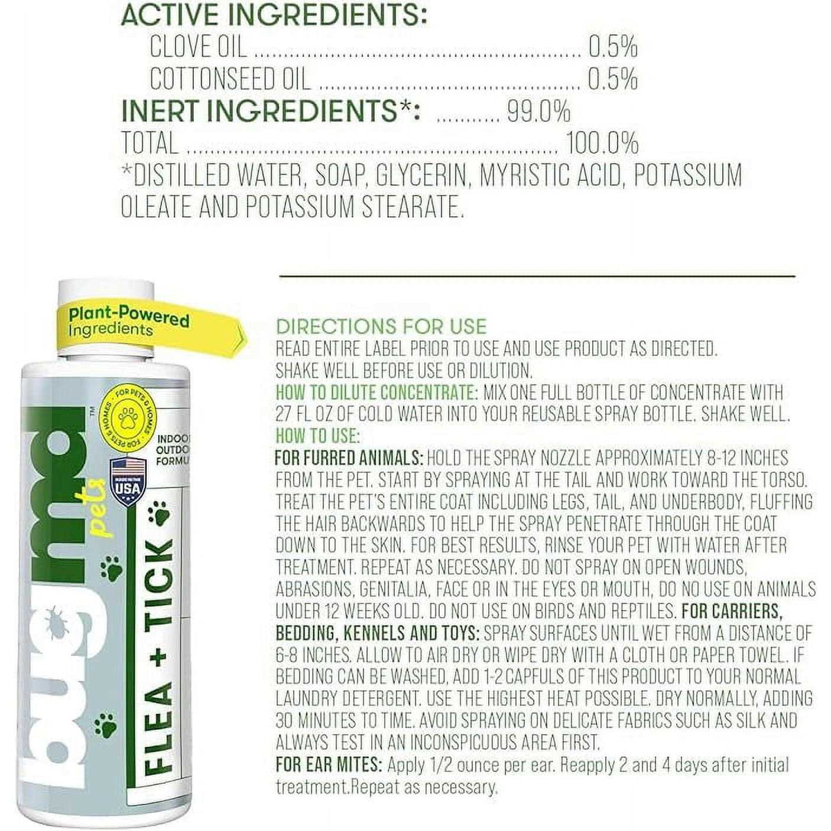 Flea and Tick Concentrate Essential Oil-Powered Formula O8394