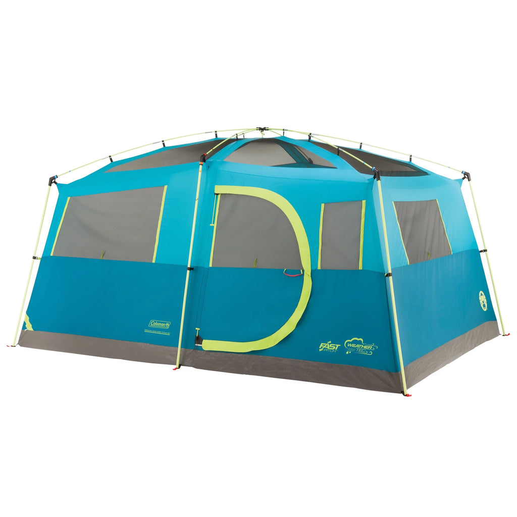8-Person Light Blue Cabin Camping Tent A8602