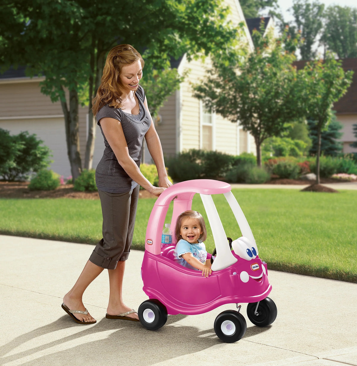 Magenta Ride-On Car F20314