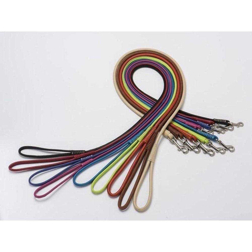 Soft Leather Round Leash Z9885