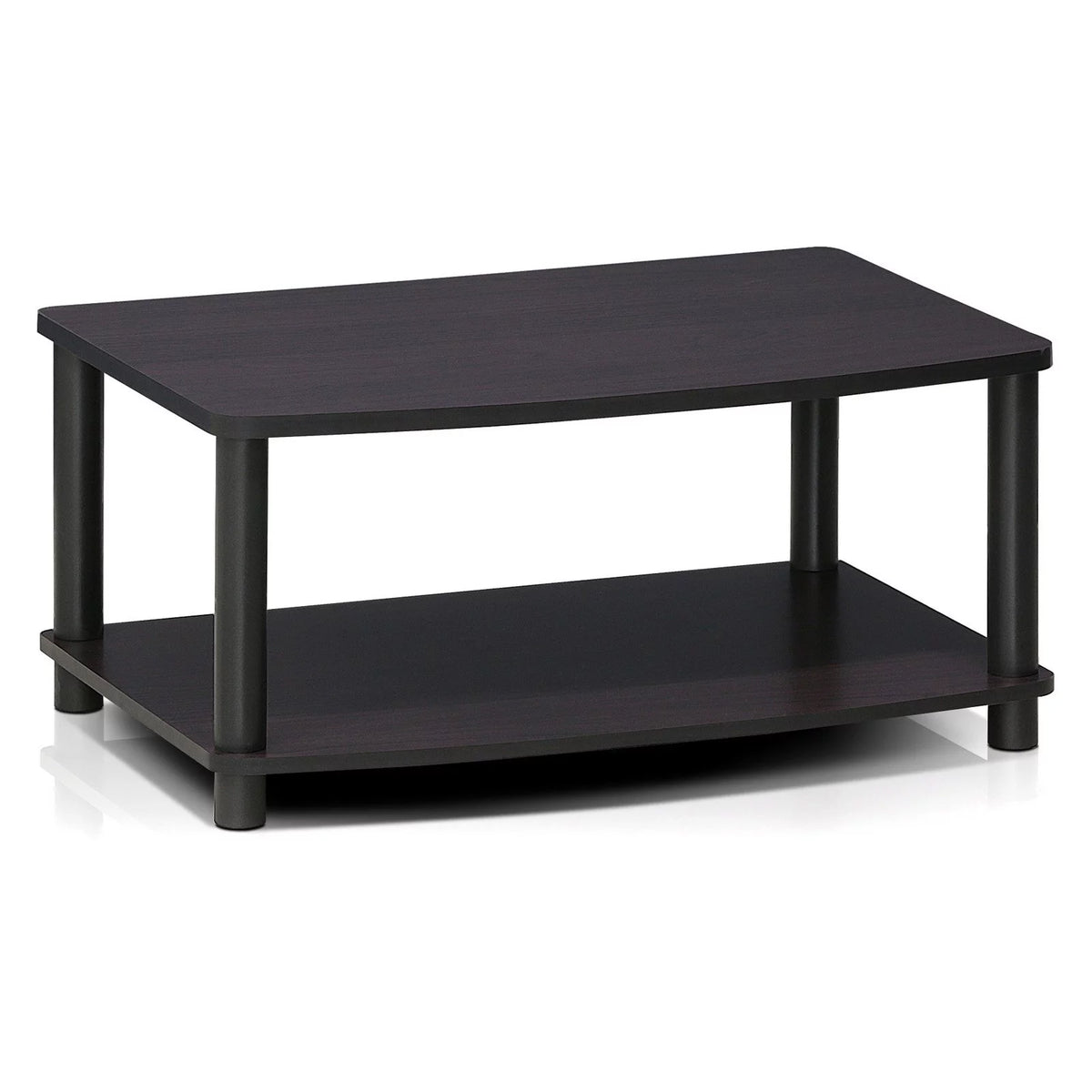 Wood Elevated TV Stand up to 25 in Walnut R15677
