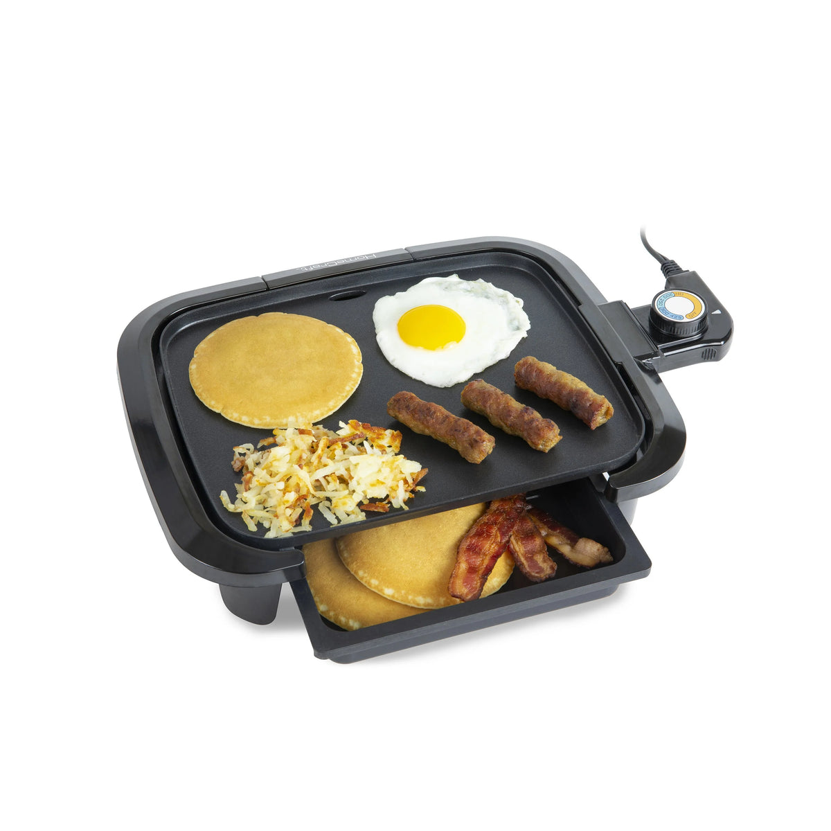 Non-Stick Griddle With Warming Drawer X22407