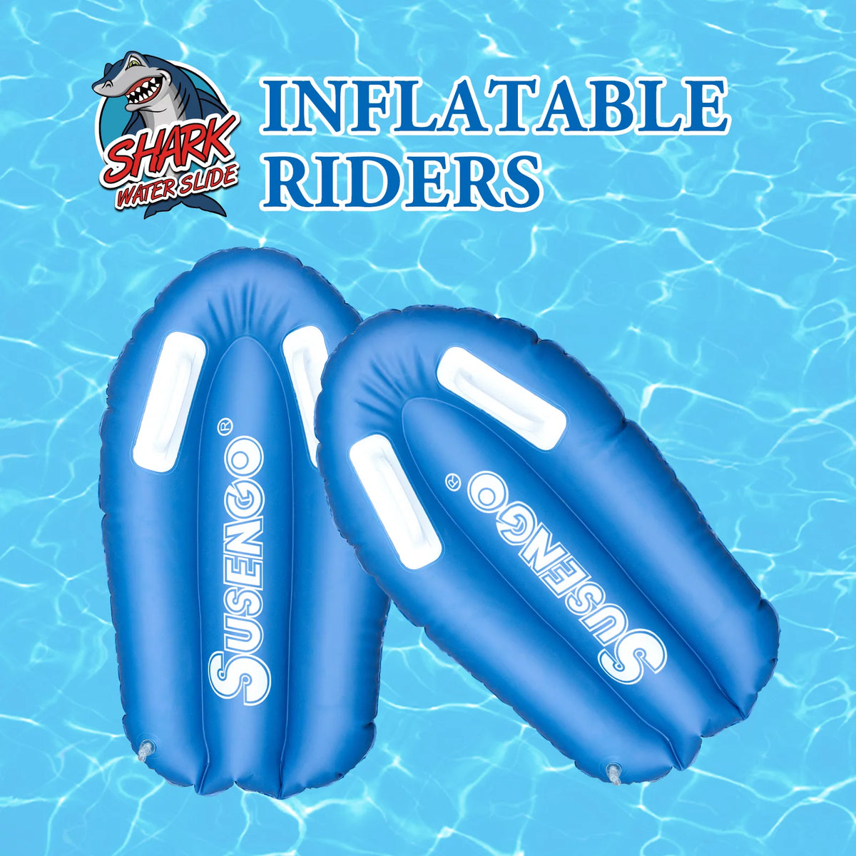 Inflatable Lawn Water Slide with 2 Bodyboards, 15.7x4.3ft R324719
