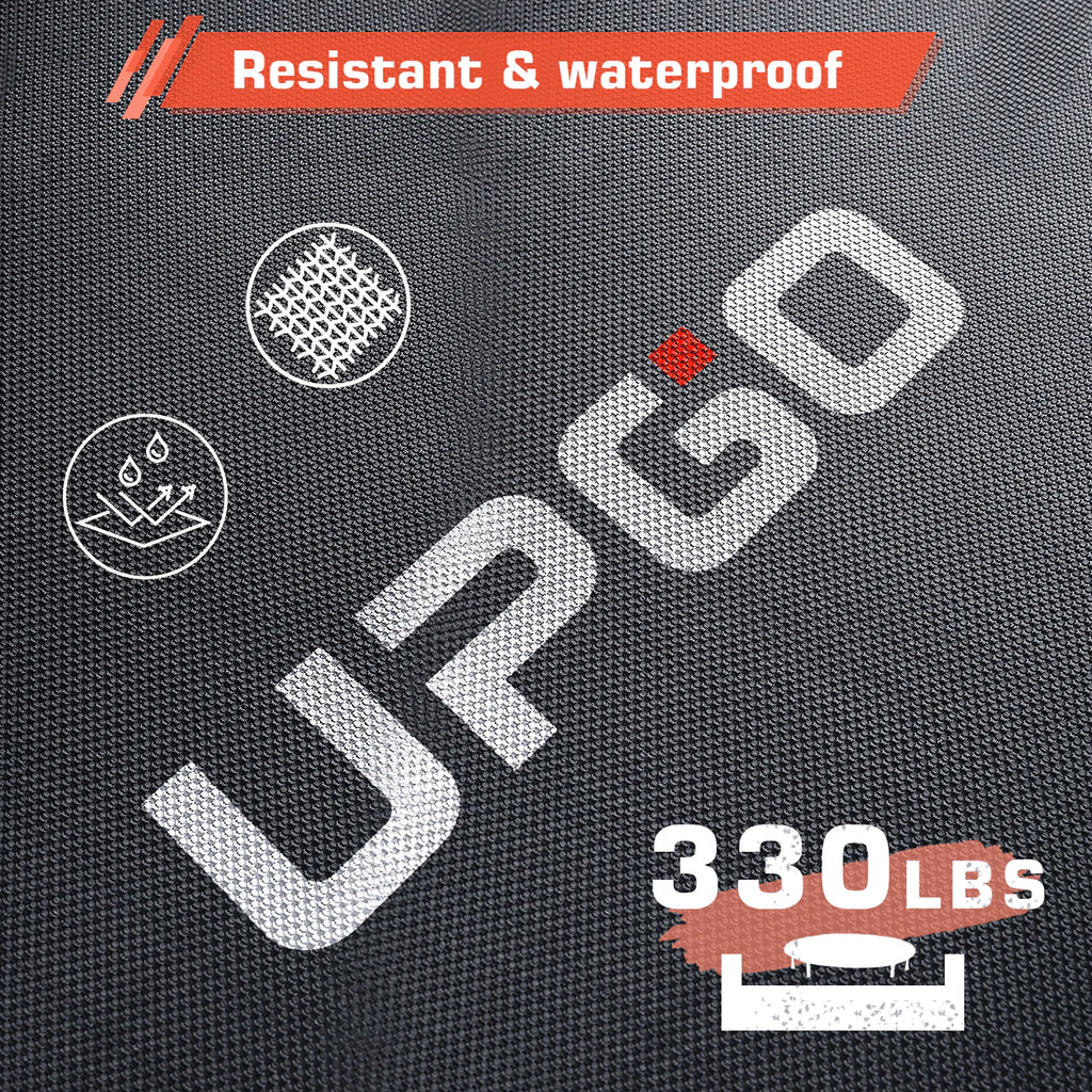 40 Foldable Fitness Trampoline with Adjustable Foam Handle V8800
